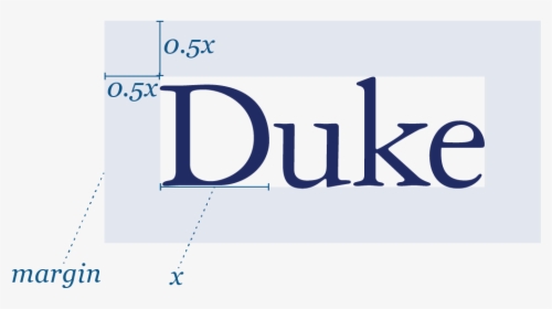 The Duke Wordmark With A Proportional Margin - Duke University, HD Png Download, Transparent PNG