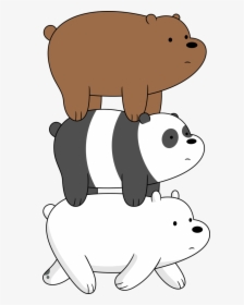 Three Bears On A Stroll Porygon Three Bears Png Png - We Bare Bears We Go, Transparent Png, Transparent PNG