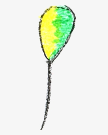 Crayon Balloon Png, Transparent Png, Transparent PNG