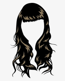 Hair Png Download - Women Hair Vector Png, Transparent Png, Transparent PNG