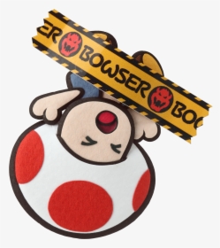 Paper Mario Sticker Toad, HD Png Download, Transparent PNG