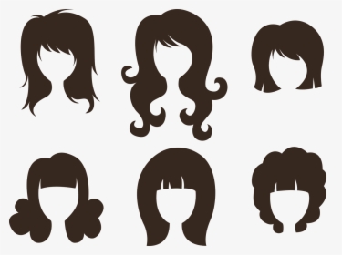 Comb Hairstyle Silhouette - Hairstyle Cartoon Png, Transparent Png, Transparent PNG