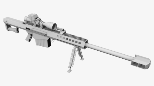 Sniper Rifle Png - Barrett 50 Cal Png, Transparent Png, Transparent PNG