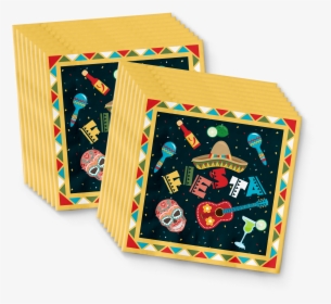 Mexican Fiesta Birthday Party Tableware Kit For 16 - Wood, HD Png Download, Transparent PNG