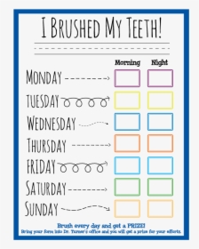 Teeth Brushing Calendar-01 - Defeater, HD Png Download, Transparent PNG