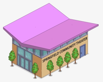 Simpsons Tapped Out Springfield Community Theater, HD Png Download, Transparent PNG