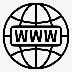 Globe Www Worldwide Online - World Icon Png, Transparent Png, Transparent PNG
