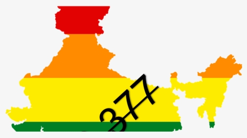 Flat Map Of India , Png Download - 15 August Flag Long, Transparent Png, Transparent PNG