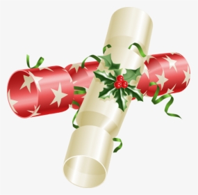 Christmas Crackers Clipart 2 By Nina - Clip Art Christmas Crackers, HD Png Download, Transparent PNG