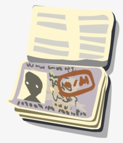 Passport Open - Png Open Passport Clipart, Transparent Png, Transparent PNG