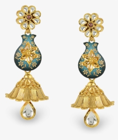 Gold Jewellery Design , Png Download - Earring, Transparent Png, Transparent PNG
