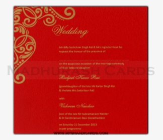 Fabric Wedding Cards - Brochure, HD Png Download, Transparent PNG