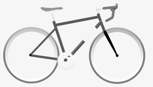 Clipart Bike Big Bike - Bicycle Free Clipart, HD Png Download, Transparent PNG