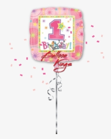 1st Birthday Girl Square - Illustration, HD Png Download, Transparent PNG