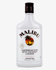 Malibu Rum Caribbean Original 375ml Bottle - Malibu, HD Png Download, Transparent PNG