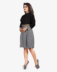 Indian Girl Png - Office Wear Skirts, Transparent Png, Transparent PNG