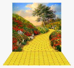 Yellow Brick Road Background - Yellow Brick Road Wall, HD Png Download, Transparent PNG