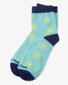 Women S Sun Anklet Socks - Socks With Sun, HD Png Download, Transparent PNG