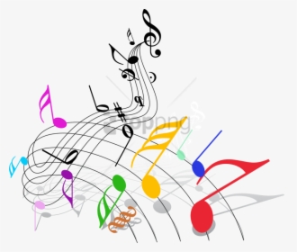 Free Png Notas Musicales De Colores En Png Image With - Colorful Musical Notes Png, Transparent Png, Transparent PNG