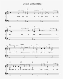 Winter Wonderland Full Manuscript Color Chords Page - Winter Wonderland 4 Part Harmony, HD Png Download, Transparent PNG