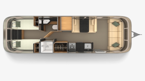 Airstream Floor Plans 25ft, HD Png Download, Transparent PNG