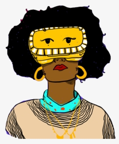 Girl - Afrotectopia, HD Png Download, Transparent PNG