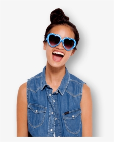 Woman With Sunglasses Png, Transparent Png, Transparent PNG