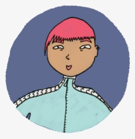 Pink Hair Asian Girl - Cartoon, HD Png Download, Transparent PNG