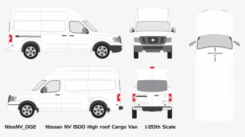 Jeep Templates - Compact Van, HD Png Download, Transparent PNG
