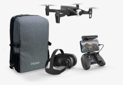 Parrot Anafi Fpv Drone - Parrot Anafi Fpv Goggles, HD Png Download, Transparent PNG