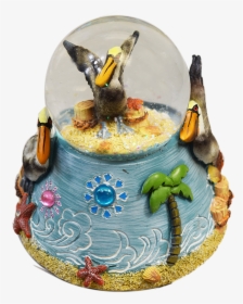 H3050 Pelican 65mm Snow Globe - Cake Decorating, HD Png Download, Transparent PNG