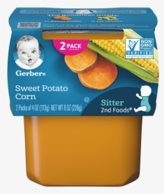 2nd Foods Sweet Potato Corn - Apple Chicken Baby Food, HD Png Download, Transparent PNG
