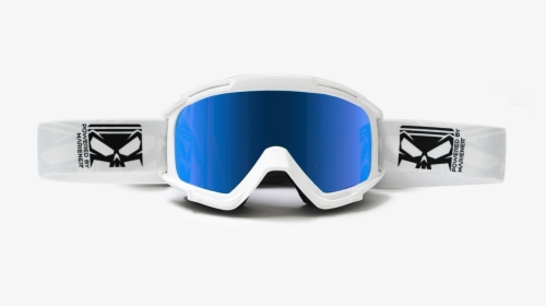 Mariener Motocross Goggles White Ice Blue - Symmetry, HD Png Download, Transparent PNG