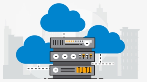Cloud Server Cartoon Png, Transparent Png, Transparent PNG