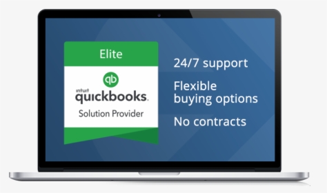 Right Networks Is An Elite Quickbooks Solutions Provider - Flat Panel Display, HD Png Download, Transparent PNG