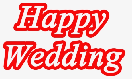 Happy Wedding Word , Png Download - Word Happy Wedding Png, Transparent Png, Transparent PNG