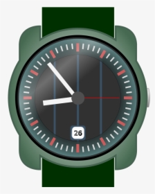 Analog Wrist-watch - Wrist Watch Clip Art, HD Png Download, Transparent PNG