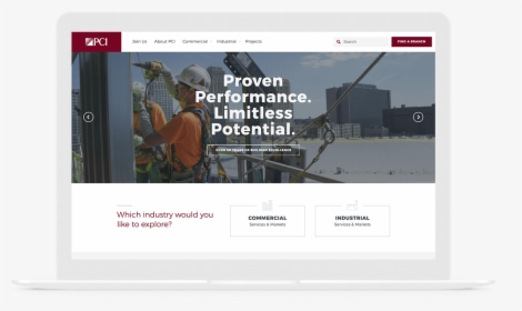 Performance Contracting Web Design - Architectural Design Website, HD Png Download, Transparent PNG