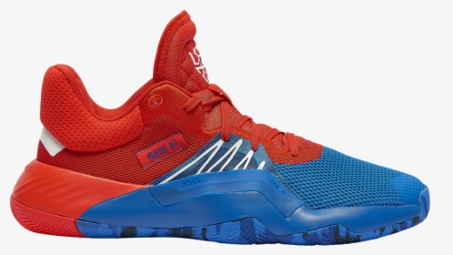 Red White And Blue Adidas Basketball Shoes, HD Png Download, Transparent PNG