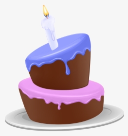 Birthday Cake Png Clip Art Image, Transparent Png, Transparent PNG