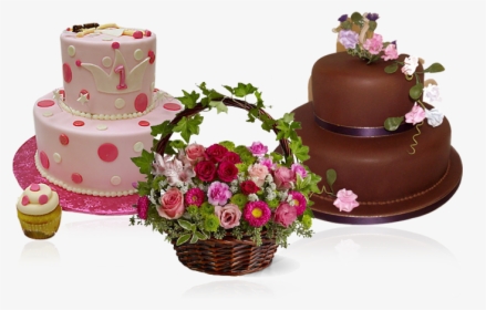 Cake Ingredients Supplier - Floral Baskets, HD Png Download, Transparent PNG