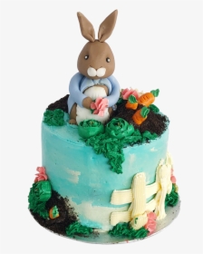 Peter Rabbit Cake - Happy Birthday Cake Rabbit, HD Png Download, Transparent PNG