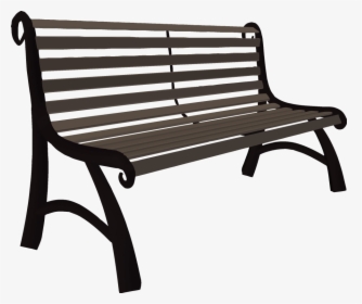 Bench Cool Drawing Also - Park Bench Clipart Png, Transparent Png, Transparent PNG
