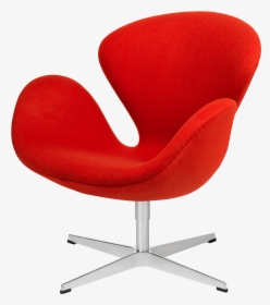 Swan Divina Red Fabric - Swan Chair, HD Png Download, Transparent PNG
