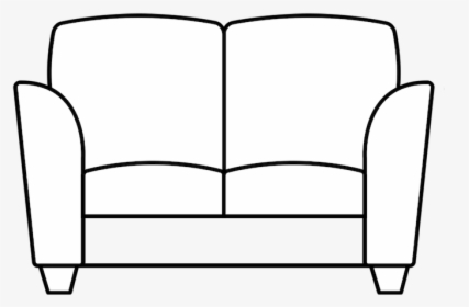 Dimensional Line Drawing For The Oak Park Loveseat - Chair, HD Png Download, Transparent PNG