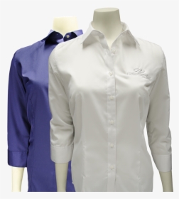 Ladies Dress Shirts - Long-sleeved T-shirt, HD Png Download, Transparent PNG