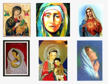 Various Contemporary And Traditional Images Of Mary - Mary Mother Of Jesus Contemporary, HD Png Download, Transparent PNG