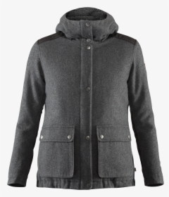 Greenland Re-wool Jacket Women - Greenland Re Wool Jacket Grey, HD Png Download, Transparent PNG