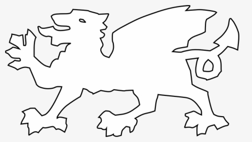 Simple Welsh Dragon Clipart, HD Png Download, Transparent PNG