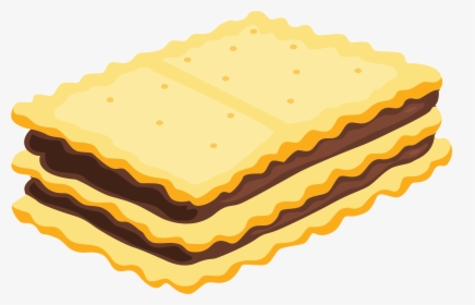 Sandwich Biscuit With Chocolate Png Clipart Picture - Biscuit Clipart Png, Transparent Png, Transparent PNG